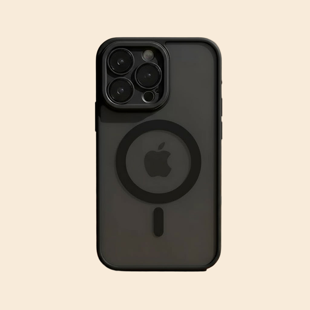 Magnetic Luxury Lens Protector Matte Translucent Case for Iphone 17 16 15 14 13 12 11 Pro Max for Magsafe Wireless Charger Cover