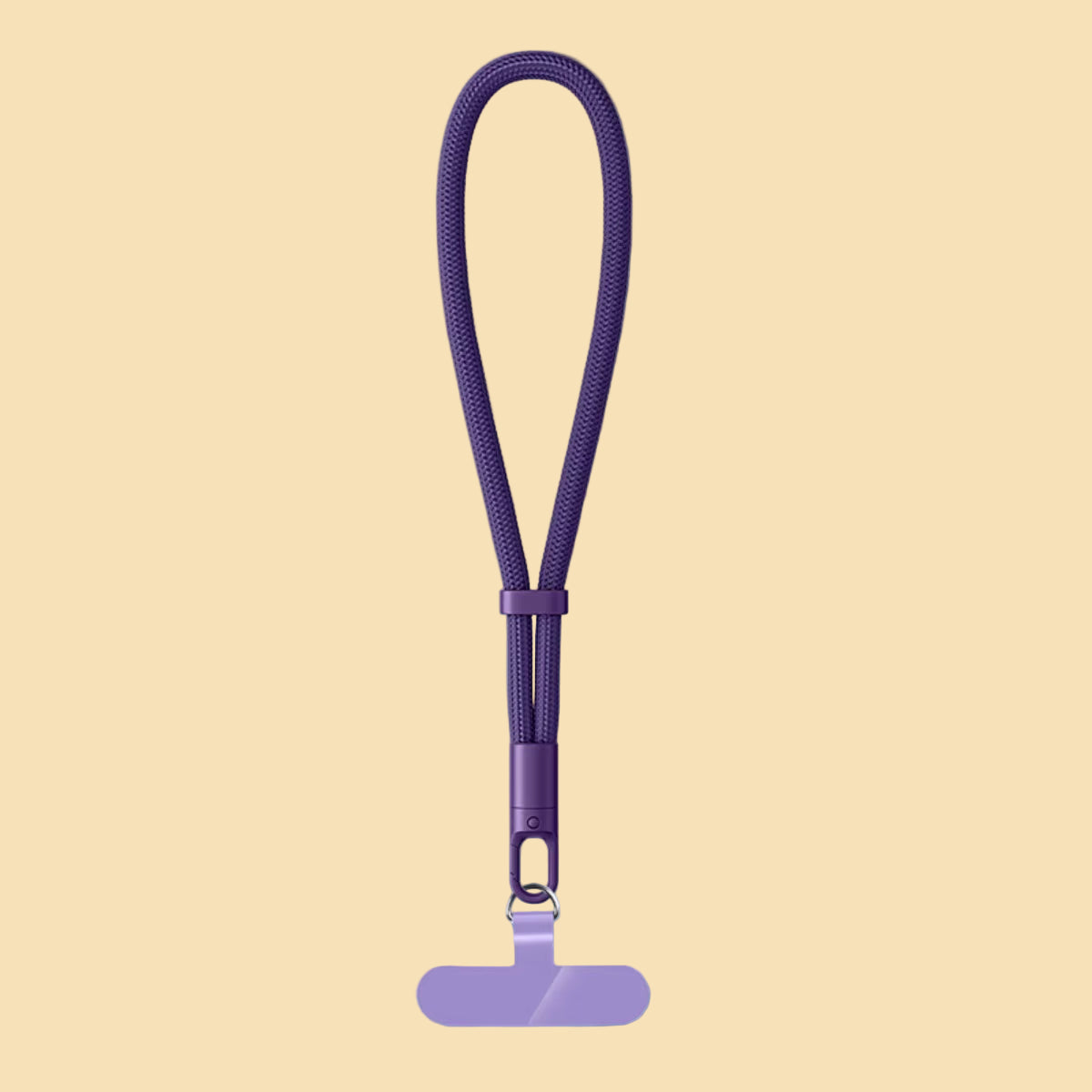 Universal Adjustable Mobile Phone Lanyard Short Wrist Strap with Self-Locking Anti-Drop Design Durable Polyester Phone Strap